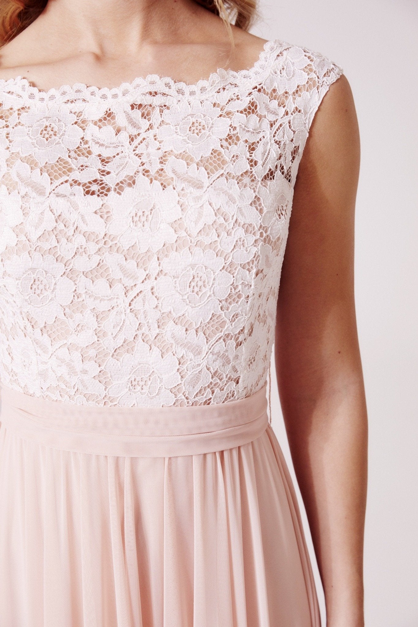 Emilia Maxi Dress With Lace Bodice