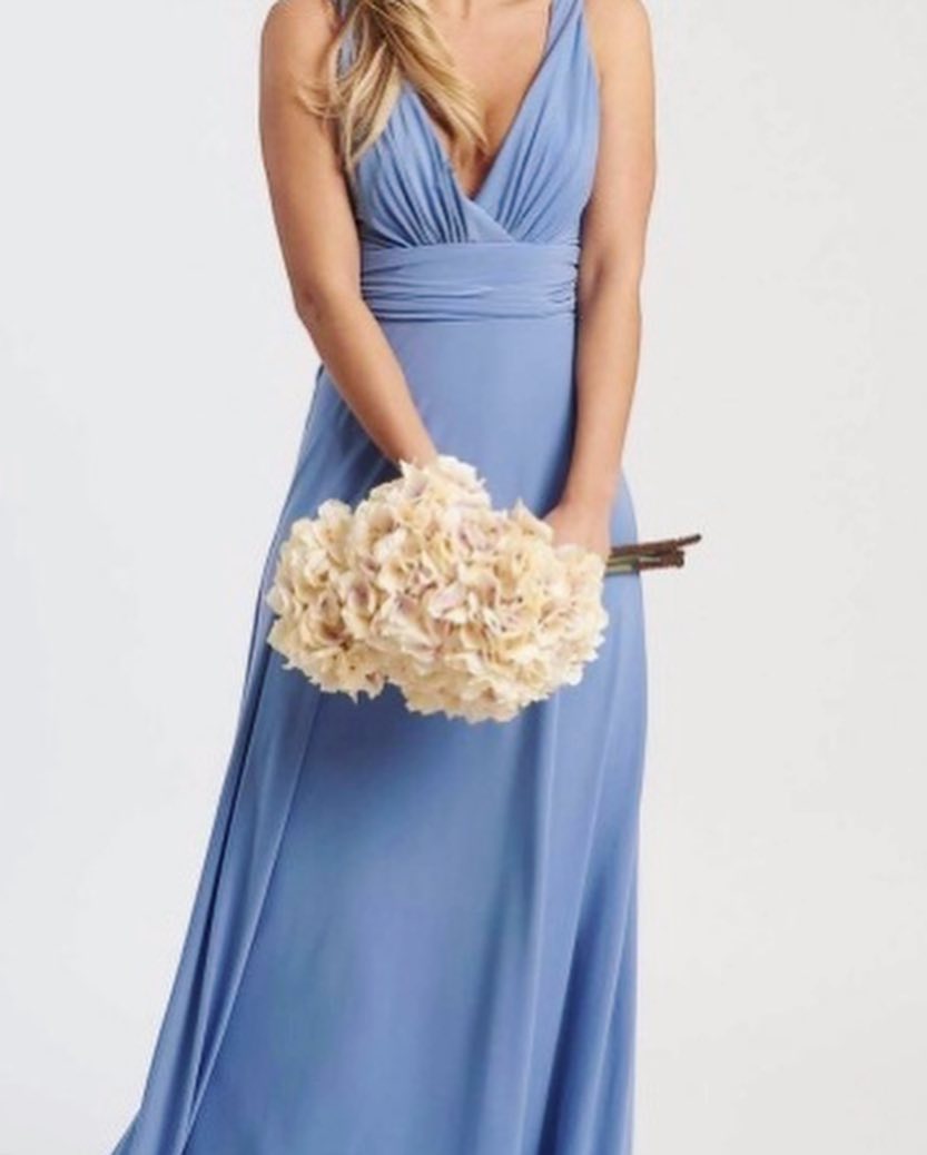 Lana Dusty Blue Maxi Dress