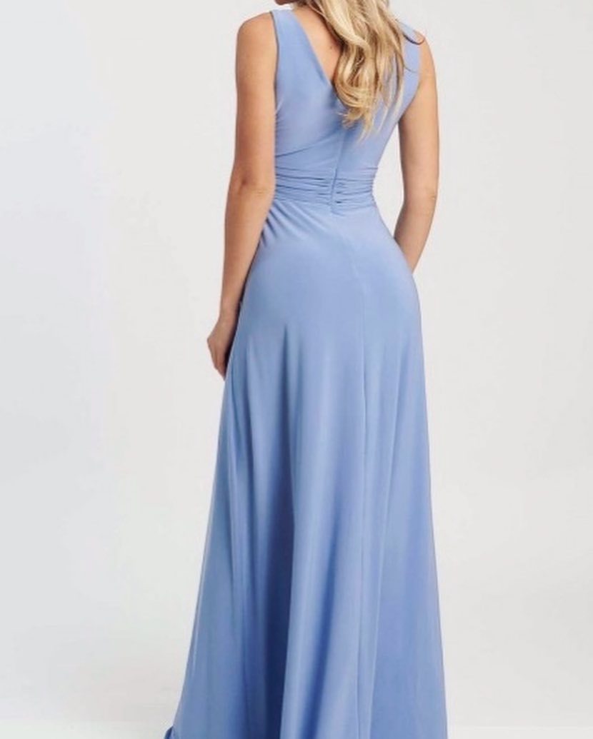 Lana Dusty Blue Maxi Dress
