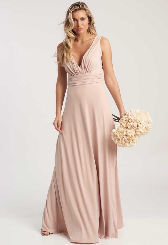 Lana Soft Peach Maxi Dress