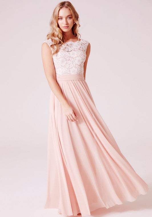Emilia Maxi Dress With Lace Bodice